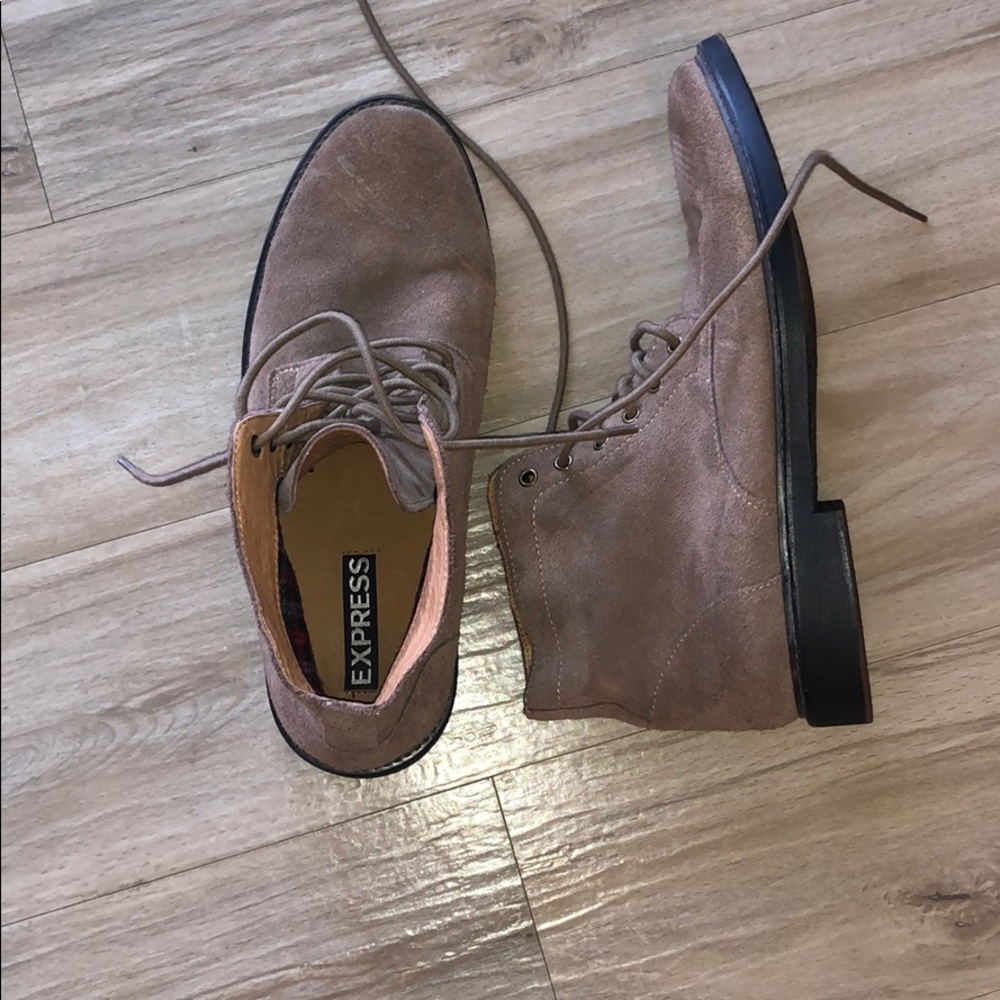 Express brown boots - never worn